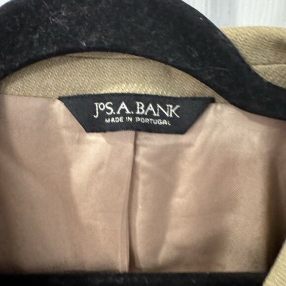 Jos A Bank Blazer Mens 42 R Brown Tweed Silk Wool Blend Suit Jacket Coat - Picture 3 of 7